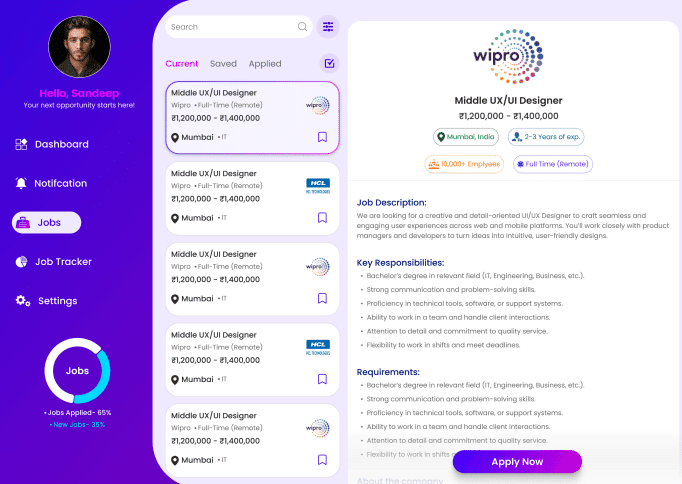 AI-Powered Job Application Automation Platform — app screen 2