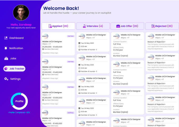 AI-Powered Job Application Automation Platform — app screen 4