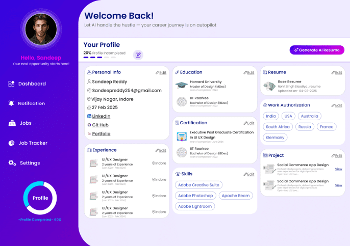 AI-Powered Job Application Automation Platform — app screen 5