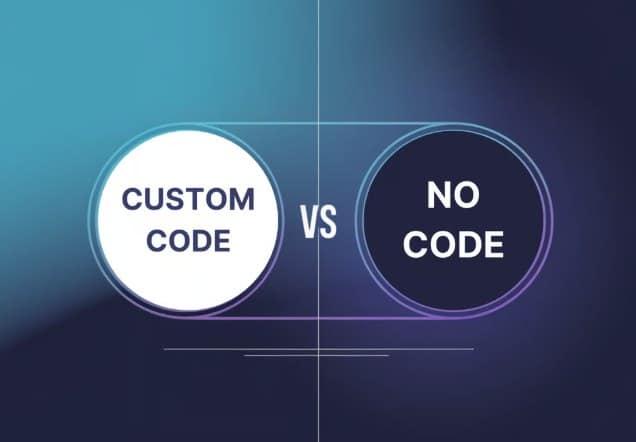 no-code-vs-custom-website-development-services-which-one-is-right-for-your-business-featured