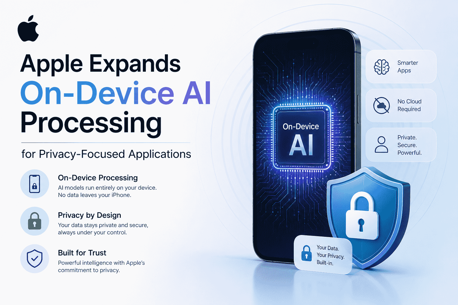 Apple Expands On-Device AI Processing for Privacy-Focused Applications